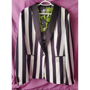 Blazer with Beetlejuice lining